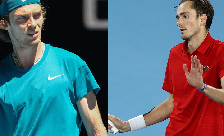 Рублев и Медведев сыграют между собой в 1/4 финала Australian Open