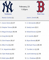 Прогноз на Бейсбол: Нью Йорк Янкиз-Бостон
