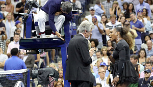 Наказание для Серены Уильямс за ее истерику в финале US Open